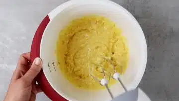 Orangenkekse ohne Zucker: Rühren