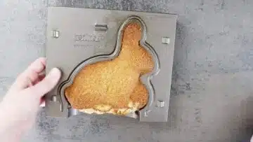 Osterhase ohne Zucker: Abkühlen