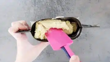 Osterhase ohne Zucker: Umfüllen