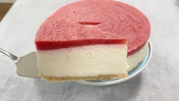 Panna Cotta Torte ohne Zucker: Schneiden
