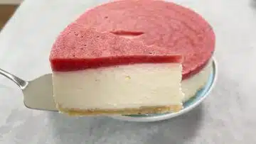 Panna Cotta Torte ohne Zucker: Schneiden
