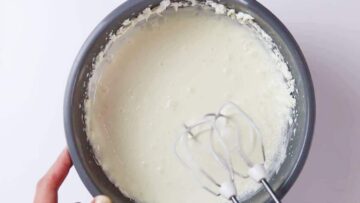 Philadelphia Torte ohne Zucker: Rühren