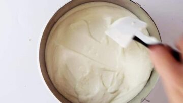 Philadelphia Torte ohne Zucker: Verstreichen