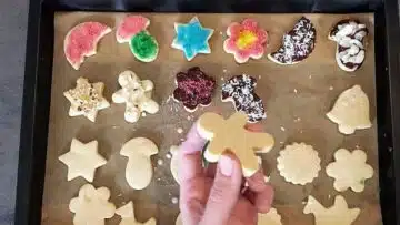 Plätzchen mit Mandelmehl: Dekorieren