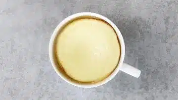 Protein Käsekuchen: Backen