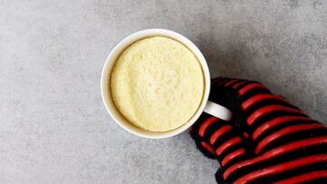 Protein Käsekuchen: Erhitzen