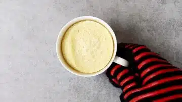 Protein Käsekuchen: Erhitzen