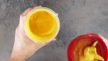 Quark Dessert ohne Zucker: Pürieren