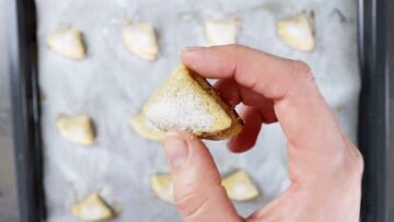 Quarkplätzchen ohne Zucker: Backen