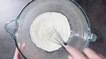 Quarkplätzchen ohne Zucker: Mischen