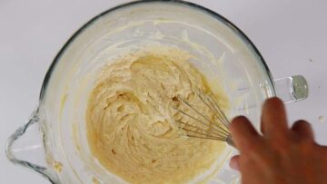 Rumbombe ohne Zucker: Einrühren