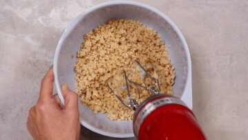 Schneebälle ohne Zucker: Rühren