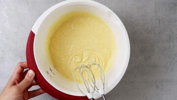 Schokino Kuchen ohne Zucker: Rühren