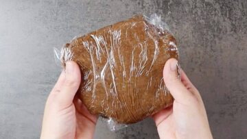 Schoko Mürbeteig ohne zucker und Mehl: Kühlen