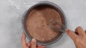 Schoko Traum Kuchen ohne Zucker: Mischen