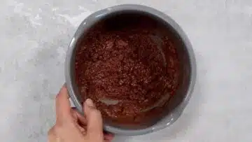 Schoko Traum Kuchen ohne Zucker: Rühren