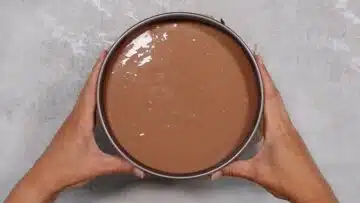 Schoko Traum Kuchen ohne Zucker: Schichten