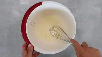 Schokobananen ohne Zucker: Verrühren