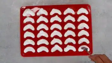 Schokobananen ohne Zucker: Verstreichen