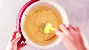 Selterskuchen ohne Zucker: Unterheben