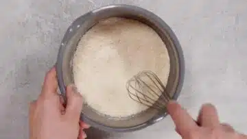 Shortbread ohne Zucker: Mischen