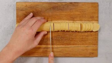 Shortbread ohne Zucker: Schneiden