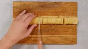 Shortbread ohne Zucker: Schneiden