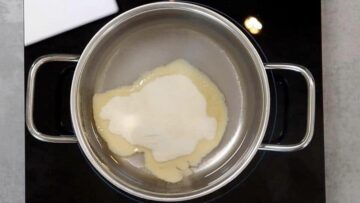 Sirup ohne Zucker: Rühren