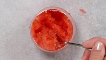 Slush Eis ohne Zucker: Mischen