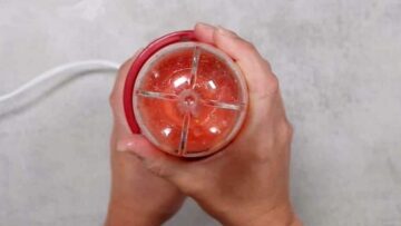 Slush Eis ohne Zucker: Pürieren