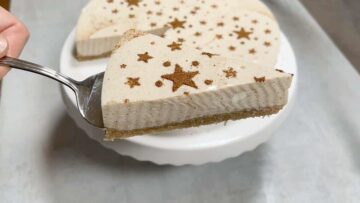 Spekualtius Kuchen ohne Backen: Schneiden