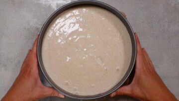 Spekualtius Kuchen ohne Backen: Verteilen