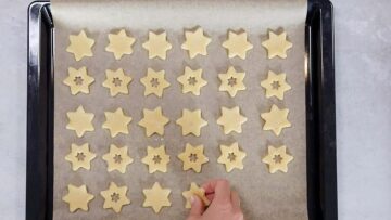 Spitzbuben ohne Zucker: Backen