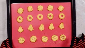 Spritzgebäck ohne Zucker: Backen