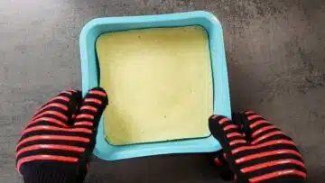 Tiramisu ohne Zucker: Erwärmen