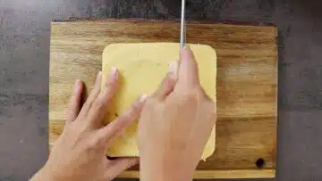 Tiramisu ohne Zucker: Schneiden