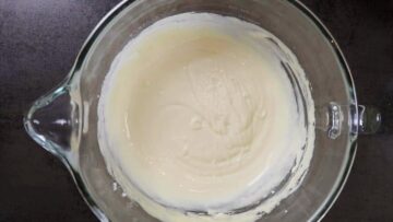 Tiramisu ohne Zucker: Unterheben