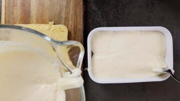 Tiramisu ohne Zucker: Verteilen