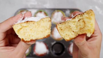 Vanille Muffins ohne Zucker: Dekorieren