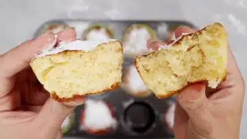 Vanille Muffins ohne Zucker: Dekorieren