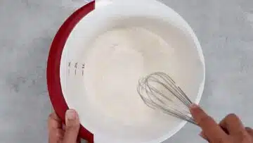 Vanille Muffins ohne Zucker: Mischen