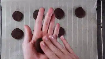 Vegane Schokokekse ohne Zucker: Formen