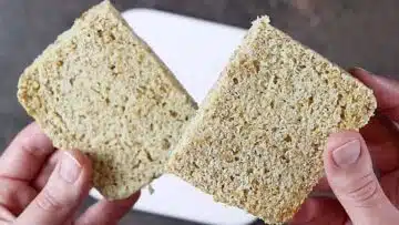 Veganes Low Carb Brot: Backen