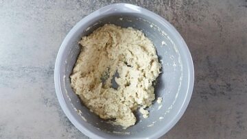 Veganes Low Carb Brot: Rühren