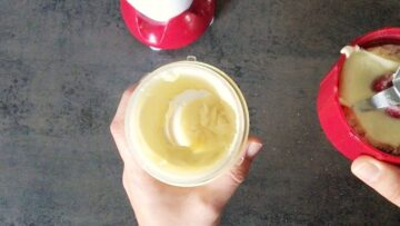 Weiße Schokolade ohne Zucker selber machen: Mixen