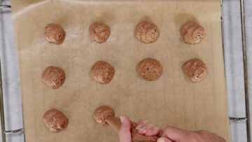 Wölkchen Kekse ohne Zucker: Aufspritzen