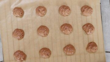 Wölkchen Kekse ohne Zucker: Backen