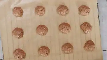 Wölkchen Kekse ohne Zucker: Backen