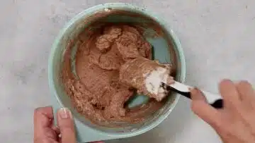 Wölkchen Kekse ohne Zucker: Unterheben