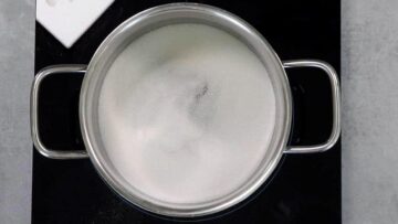 Zitronen Buttermilch Dessert ohne Zucker: Mischen